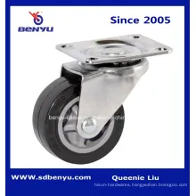 Light Duty Black PU Trolley Wheel